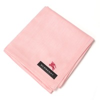 【新品】 ハンカチ　ロゴ  バーバリーロンドン 68947 BURBERRY LONDON ピンク レディース