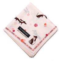 【新品】 ハンカチ　犬  バーバリーロンドン 66155 BURBERRY LONDON ピンク レディース