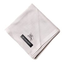 【新品】 ハンカチ　無地  バーバリーロンドン 68778 BURBERRY LONDON グレー レディース