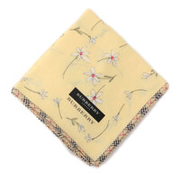 【新品】 ハンカチ（柄物）  バーバリーロンドン 51449 BURBERRY LONDON イエロー系 レディース