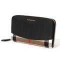 【新品】 バーバリー BURBERRY ラウンドファスナー 長財布 チェック /ELMORE 3975334 ブラック BLACK レディース  y-001086