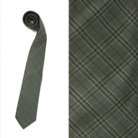 【新品】 バーバリーブラックレーベル BURBERRY BLACK LABEL チェックネクタイ 40716 グリーン系 メンズ