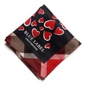 【新品】 ブルーレーベル クレストブリッジ　ハンカチ 中 68789 CRESTBRIDGE ブラック レディース