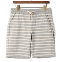 【新品】 ボーダーコットンパンツ M バーバリーブラックレーベル 48930 BURBERRY BLACK LABEL グレー系 メンズ