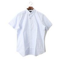 【新品】 ボタンダウンシャツ M バーバリーロンドン 50387 BURBERRY LONDON ライトブルー系 メンズ