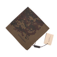 【新品】 ポケットチーフ  バーバリー y-000740 BURBERRY モスグリーン系 メンズ