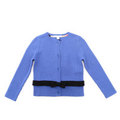 【新品】 リボン付きニットカーデ 6Y バーバリーチルドレン 49313 BURBERRY CHILDREN ブルー系 ボーイズ