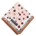 【新品】 薄手 ハンカチ 花柄  バーバリー 71731 BURBERRY ベージュ レディース