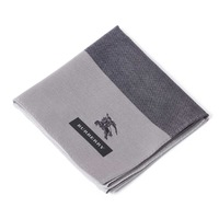 【新品】 薄手 ハンカチ 無地  バーバリーズ 70551 Burberrys カーキ メンズ