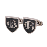 【新品】クレストブリッジカフス ブラックレーベルクレストブリッジ 全長2.4cm cb-000356 シルバー系 メンズ