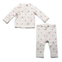 【新品】バーバリー　パジャマ　33734　ホワイト　寝るのが楽しみに♪