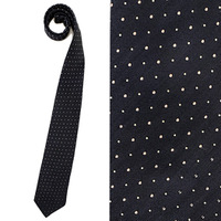 【新品】バーバリーブラックレーベル ドットネクタイ 44095 ネイビー系 メンズ プレゼント いろんなシーンに活躍