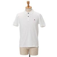 【新品】バーバリーブラックレーベル ロゴポロ 35829 ホワイト系 メンズ 