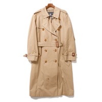 ウエストベルト裏地チェックトレンチコート 175 バーバリーズ 65175 Burberrys ベージュ メンズ