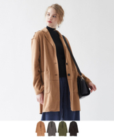 オーバーシルエットジャケットコート