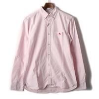 オックスフォードボタンダウンシャツ 2 バーバリーブラックレーベル 58564 BURBERRY BLACK LABEL ピンク系 メンズ