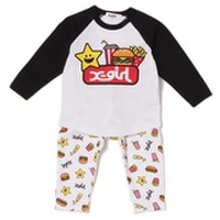 【40%OFF】キラッキー＆ファーストフード柄Tシャツ×パンツセット