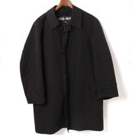 キルティングライナー付ジップアップロングコート  バーバリーロンドン 74095 BURBERRY LONDON ブラック メンズ