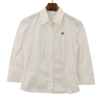 シャツブラウス 38 バーバリーブルーレーベル 50940 BURBERRY BLUE LABEL ホワイト系 レディース