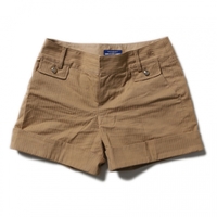 ショートパンツ 38 バーバリーブルーレーベル 54802 BURBERRY BLUE LABEL ベージュ系 レディース