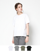シンプルクルーネックTシャツ【メール便可／40】