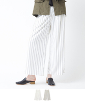ストライプワイドパンツ【メール便可／100】