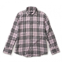 チェックシャツ 2 バーバリーブラックレーベル 55103 BURBERRY BLACK LABEL ピンク系 メンズ