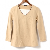 チェック切替ドッキングカットソー　キッズ 150a バーバリーロンドン br01000719 BURBERRY LONDON ベージュ ボーイズ