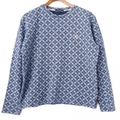 チェック柄スウェットカットソー L バーバリーブルーレーベル 62564 BURBERRY BLUE LABEL ブルー系 レディース