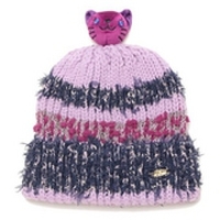 【50%OFF】ネコマスコットつきニット帽