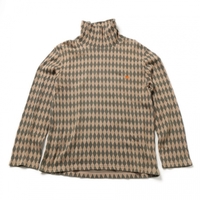 ハイネックカットソー 3 バーバリーブラックレーベル 54300 BURBERRY BLACK LABEL ベージュ系×カーキ系 メンズ