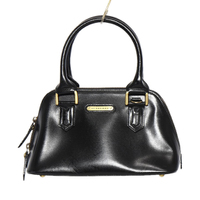 バーバリー  ハンドバッグ 37671 ブラック系  美しいフォルム