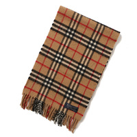バーバリーズ チェックマフラー 41993 ベージュ系 ウール100％ 定番バーバリーチェック柄