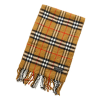 バーバリーズ チェック柄マフラー ブラウン系 31963