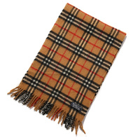 バーバリーズ 英国チェックマフラー 31012 ベージュ系 オーソドックスな一枚