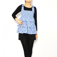 バーバリーブルーレーベル チェックワンピース 25851 ブルー系 レディース キャミソールにしても！