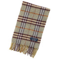 バーバリーロンドン Burberry London チェックマフラー 42696 ベージュ×グリーン系 トラッドな英国チェック柄