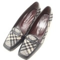パンプス 36 バーバリーブルーレーベル 61774 BURBERRY BLUE LABEL ベージュ系 レディース