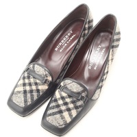 パンプス 36 バーバリーブルーレーベル 61774 BURBERRY BLUE LABEL ベージュ系 レディース