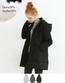 フード付きダウンコート