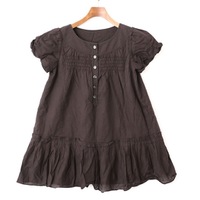 フリル付ワンピース 36 バーバリーブルーレーベル 61874 BURBERRY BLUE LABEL ブラック系 レディース