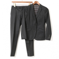 ブラックレーベル クレストブリッジ 裏地チェック　スーツセットアップ 30 01000203 BLACK LABEL CRESTBRIDGE ブラック メンズ