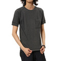 ポケットグレーTシャツ シンプルだからこそ着回しの効く一着 バーバリーブラックレーベル