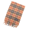 マフラー バーバリーズ 44866 キャメル系 ウール100% 定番のノバチェック