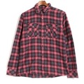 ロングスリーブチェックネルシャツ 2 バーバリーブラックレーベル 76316 BURBERRY BLACK LABEL レッド メンズ