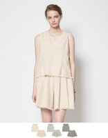 裾フリンジストライプセットアップ【メール便可／100】