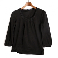 長袖カットソー ブラック 1 バーバリーロンドン 67830 BURBERRY LONDON ブラック レディース