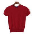 半袖セーター M バーバリーブルーレーベル 44193 レッド  レディース 秋冬コーディネートに華やかさをプラス