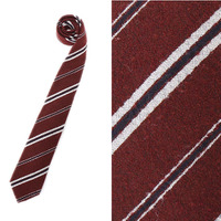 棒タイ（ストライプ）  バーバリーブラックレーベル 50082 BURBERRY BLACK LABEL ブラウン系×ホワイト系 メンズ