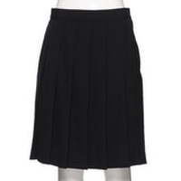 無地プリーツスカート